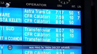 Mai frig în tren decât afară