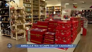 Ambalaje mai scumpe dec&acirc;t cadourile