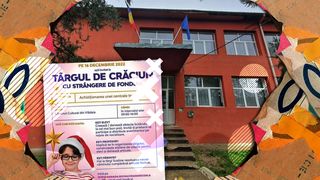 Elevii și profesorii unei școli din Drobeta-Turnu Severin fac școală în ger. Au organizat un târg de Crăciun pentru a cumpăra o centrală