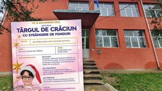 Elevii și profesorii unei școli din Drobeta-Turnu Severin fac școală în ger. Au organizat un târg de Crăciun pentru a cumpăra o centrală