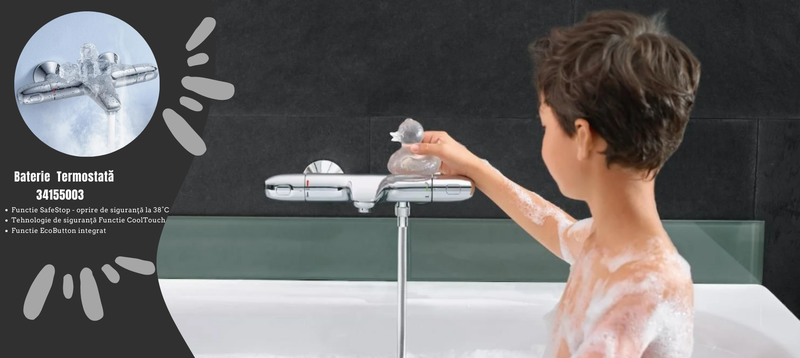 Iată cum poți economisi bani pe apa consumată cu bateria din baie