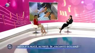 Nicoleta Nucă, actriță &icirc;n &rdquo;vacanță siciliană&rdquo;