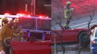 VIDEO | Un Ferrari s-a făcut praf pe șosea. Mașina s-a rupt în două, iar șoferul a pierit