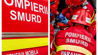Accident grav în Gorj: două persoane au rămas încarcerate
