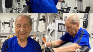 Bătrânul care merge de cinci ori pe săptămână la sală, la vârsta de 100 de ani
