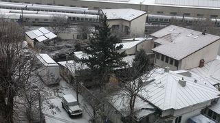 A venit iarna și în Capitală-  a nins doar în anumite zone