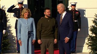 Zelenski, primit de soții Biden la Casa Albă. Zelenski se află la Washington pentru a mulţumi pentru suportul Americii