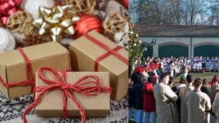 Familia regală a primit primii colindători la Castelul Săvârşin. Ce cadouri le-a oferit