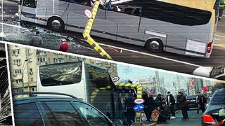 VIDEO- FOTO & VIDEO Accident grav la intrarea în pasajul Unirii din Capitală. O persoană a murit, iar alte 22 au fost rănite