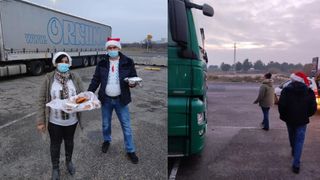 Gestul impresionant al familiilor de români din diaspora înainte de Crăciun: „Moș Crăciun e șofer de TIR”.