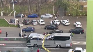 Ce au transmis pasagerii autocarului implicat în accidentul din București