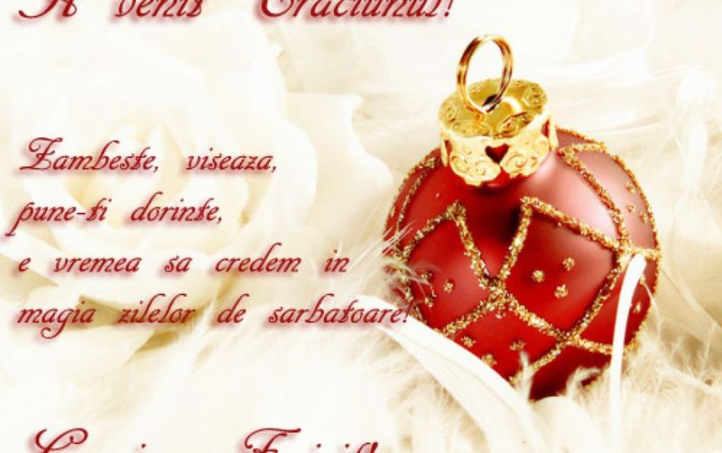 Mesaje Crăciun Fericit 2022. 