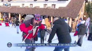 Distracție pe p&acirc;rtie, &icirc;n prima zi de Crăciun