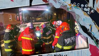 VIDEO- Accident rutier &icirc;n Brașov: două persoane au decedat &icirc;n urma impactului dintre un TIR și un autoturism