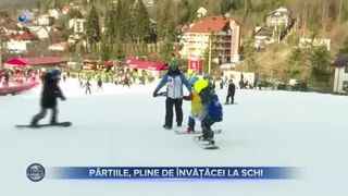 P&acirc;rtiile, pline de &icirc;nvățăcei la schi