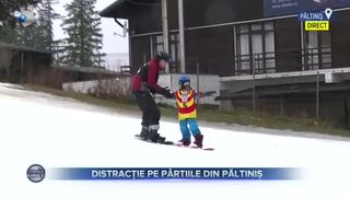 Distracție pe p&acirc;rtiile din Păltiniș