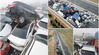 VIDEO- Accident îngrozitor în China. Peste 200 de autoturisme au fost implicate: „Este înfricoşător”