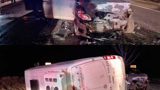 Accident rutier grav la Iași. Un microbuz și un autoturism au intrat în coliziune