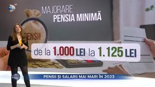 Pensii și salarii mai mari în 2023