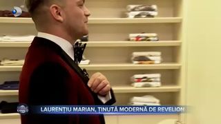 Laurențiu Marian, ținută modernă de Revelion