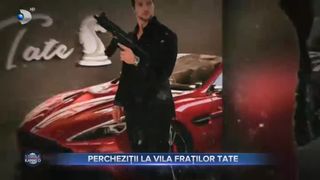 Percheziții la vila fraților Tate