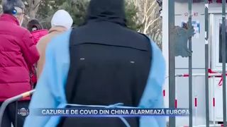 Cazurile de covid din China alarmează Europa