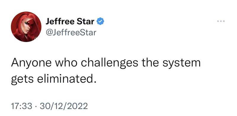 „Am reușit să scap de Illuminati în 2021 și încă nu m-au omorât” Controversatul Jeffree Star rupe tăcerea. Vedeta americană a dezvăluit o mică parte din ceea ce se întâmplă în lumea mondenă