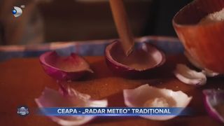 Ceapa - ”radar meteo” tradițional