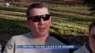 Record - cea mai caldă zi din ianuarie