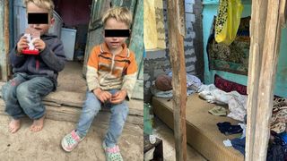 „Mami ne-a părăsit și nu i-a păsat de noi!” Drama a cinci frățiori din Prahova, care se luptă să trăiască de pe o zi pe alta. Micuții trăiesc într-o casă care stă să se dărâme, alături de bunica lor