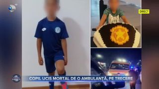 Copil ucis de o ambulanță, pe trecere