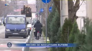 Record de indicatoare rutiere