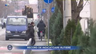 Record de indicatoare rutiere
