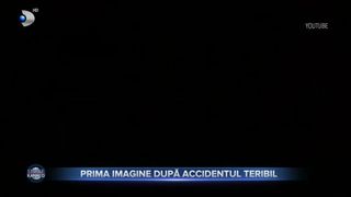 Prima imagine după accidentul teribil