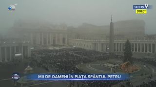 Mii de oameni &icirc;n Piața Sf&acirc;ntul Petru