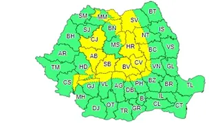 VIDEO- Cod galben de ninsori și viscol în mai multe județe din țară