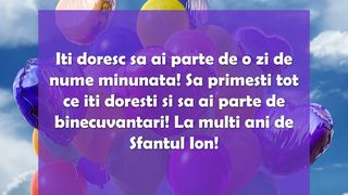 Mesaje de Sfântul Ioan 2023.