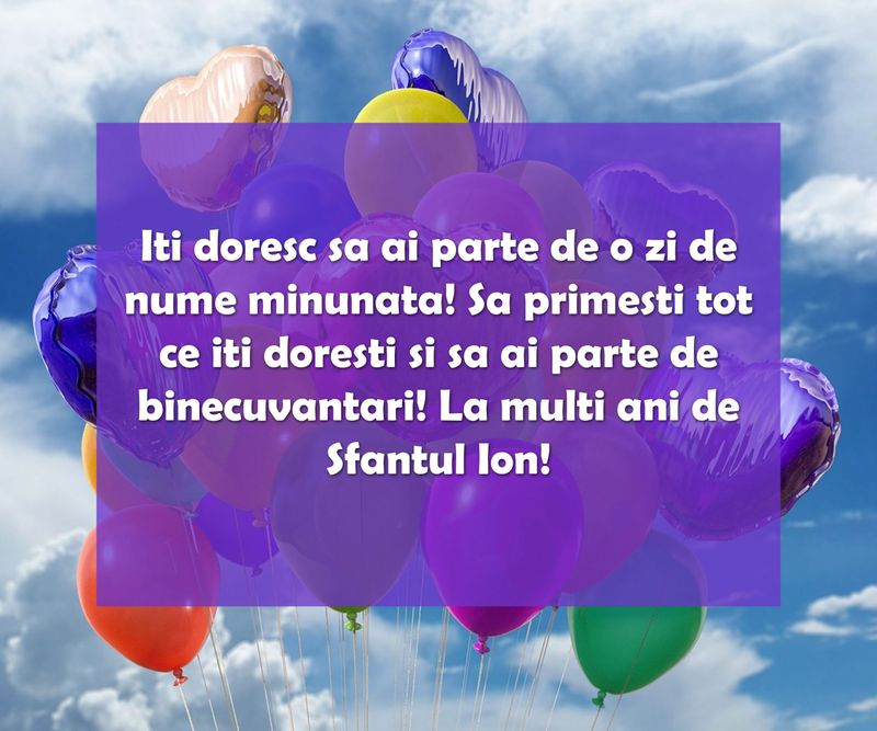 Mesaje de Sfântul Ioan 2023.