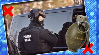 VIDEO- Panică într-un sat din Ilfov. O grenadă misterioasă era legată de un gard. Pirotehniștii SIAS au intervenit de urgență