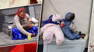 VIDEO- Atenție la cerșetoarele cu bebeluși „din cârpe”. Noua metodă de înșelăciune