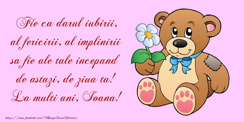 Felicitări de Sf. Ion 2023. 