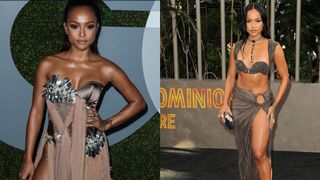 FOTO - Actrița Karrueche Tran este miniona care arată incendiar! C&acirc;t de bine arată &icirc;ntr-o rochie transparentă