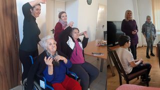 Un grup de copii din Giurgiu aflați &icirc;n plasament, vizită la v&acirc;rstnicii beneficiari de servicii sociale la căminul din Oncești