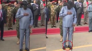 VIDEO - Jurnaliștii care l-au filmat pe președintele Sudanului &icirc;n timp ce s-a scăpat pe el și-au primit pedeapsa. Incidentul a fost transmis &icirc;n direct