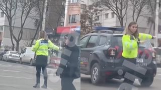 VIDEO - O polițistă din Brăila a fost criticată dur după ce a fost filmată dirijând traficul. Imaginile fac înconjurul internetului românesc: „Habar nu are”
