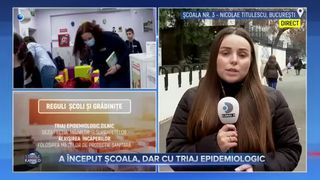 A &icirc;nceput școala, dar cu triaj epidemiologic