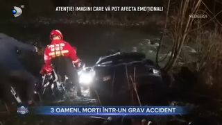 3 Oameni, morți &icirc;ntr-un grav accident