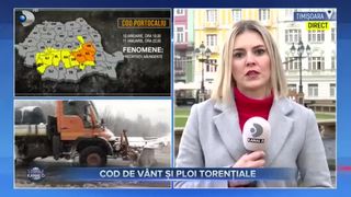 Cod de v&acirc;nt și ploi torențiale