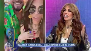 Raluca Bădulescu, Crăciun de lux în Dubai