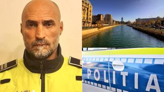 El este Cosmin, polițistul care a salvat o femeie după ce s-a aruncat în Dâmboviţa. Omul legii nu s-a gândit nicio clipă că îşi pune viaţa în pericol